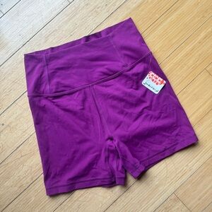 FP Movement by Free People High Waist Purple Shorts